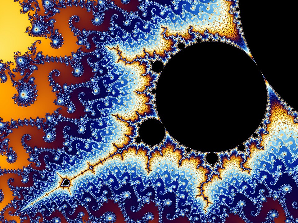 Mandelbrot satellite antenna