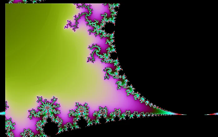 Purple Static fractal art