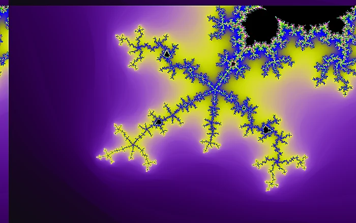 Magenta Chasm fractal art