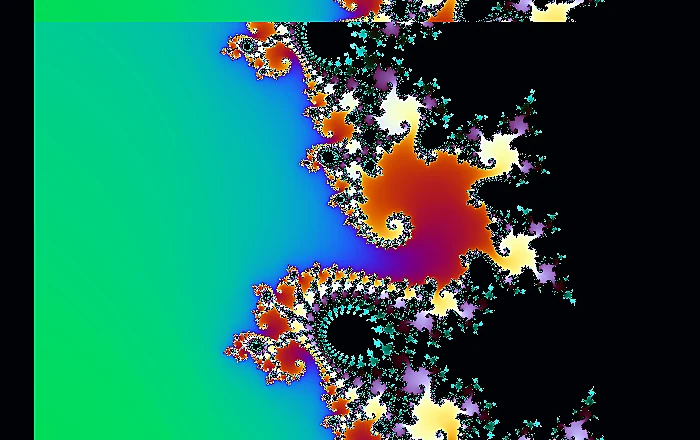 Binary Bloom fractal art