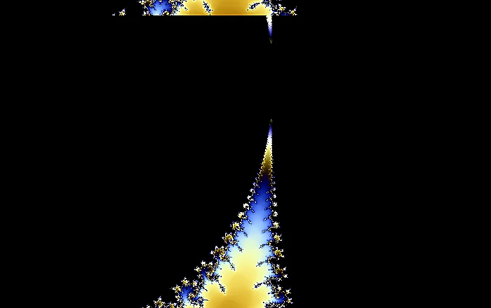 Neon Faultline fractal art